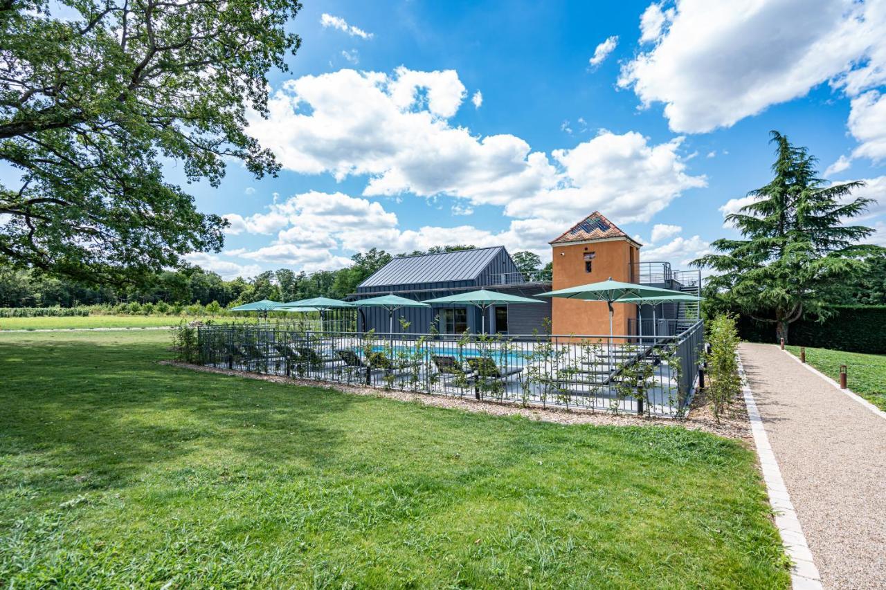 Hameau Des 40 Arpents Hotell Gergy Exteriör bild