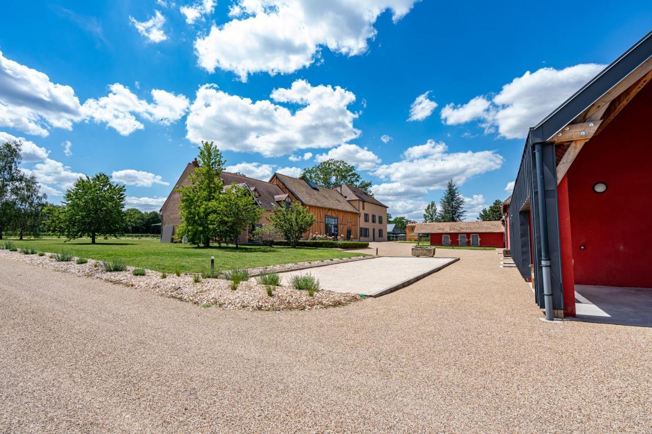 Hameau Des 40 Arpents Hotell Gergy Exteriör bild