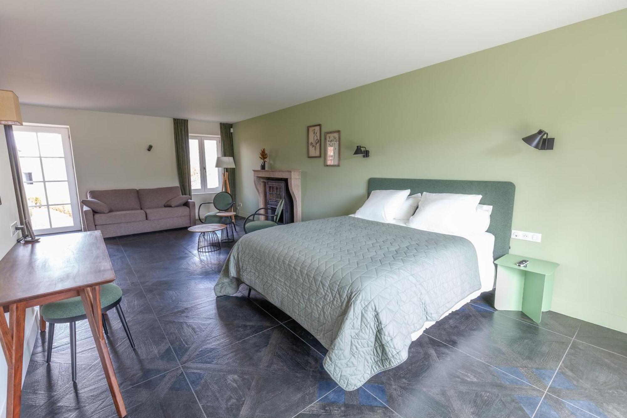 Hameau Des 40 Arpents Hotell Gergy Exteriör bild